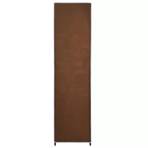 Barna ruhásszekrény 4 tárolórekesszel 175 x 45 x 170 cm