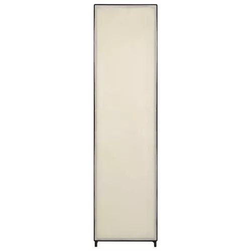 Krémszínű ruhásszekrény 4 tárolórekesszel 175 x 45 x 170 cm
