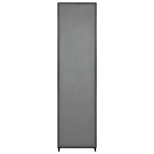 Szürke ruhásszekrény 4 tárolórekesszel 175 x 45 x 170 cm