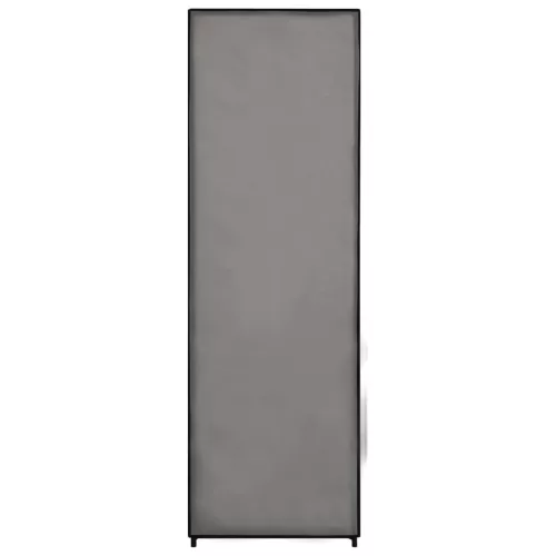 Szürke szövet ruhásszekrény 87 x 49 x 159 cm