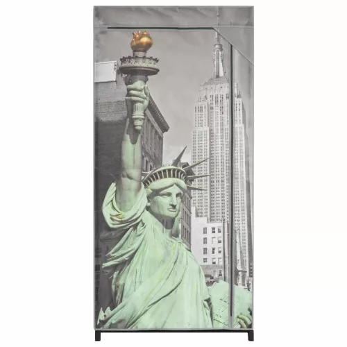 New York szövet ruhásszekrény 75 x 45 x 160 cm