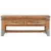Tömör akácfa dohányzóasztal 110 x 52 x 45 cm