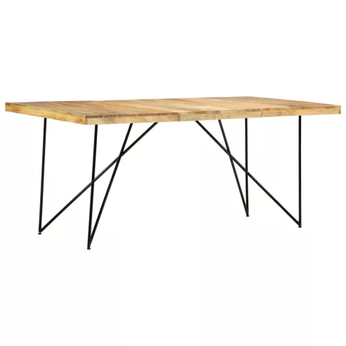 Tömör mangófa étkezőasztal 180 x 90 x 76 cm