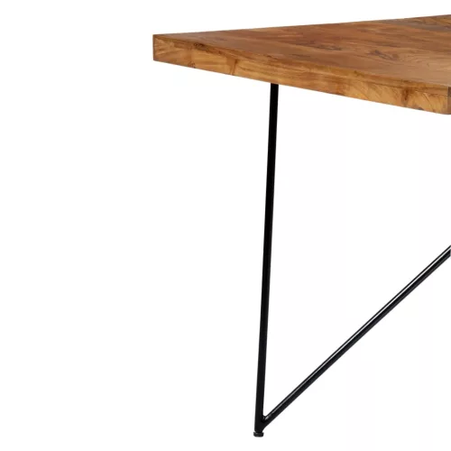 Tömör akácfa étkezőasztal 180 x 90 x 76 cm