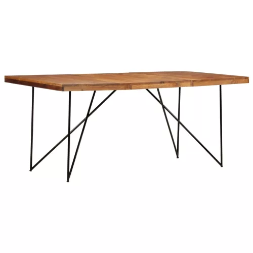 Tömör akácfa étkezőasztal 180 x 90 x 76 cm