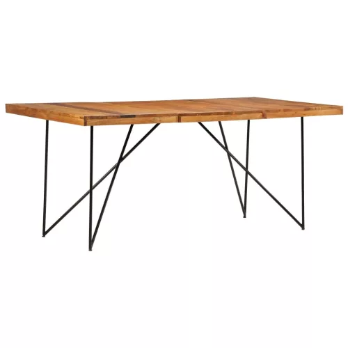 Tömör akácfa étkezőasztal 180 x 90 x 76 cm