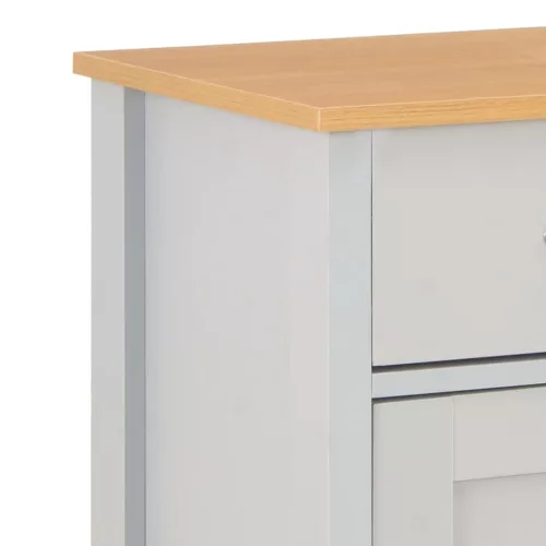 Szürke komód 79 x 35 x 81 cm