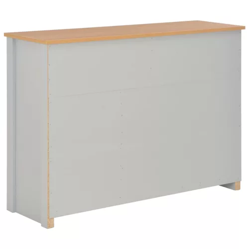 Szürke komód 112 x 35 x 81 cm