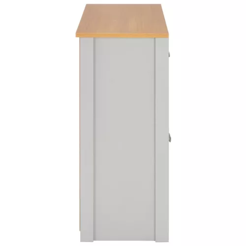 Szürke komód 112 x 35 x 81 cm