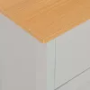 Szürke komód 112 x 35 x 81 cm