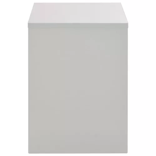 Szürke öltözőasztal tükörrel és ülőkével 104 x 45 x 131 cm