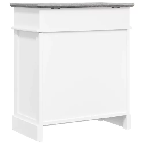 Szürke császárfa cipőszekrény 50 x 28 x 58 cm