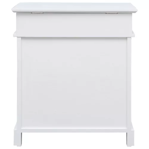 Fehér császárfa cipőszekrény 50 x 28 x 58 cm