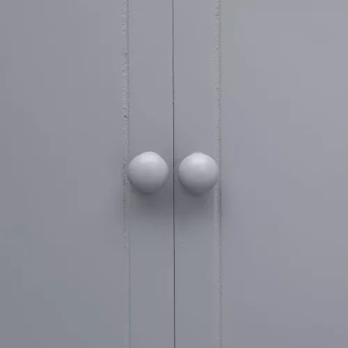 Szürke császárfa fürdőszobaszekrény 46 x 24 x 116 cm