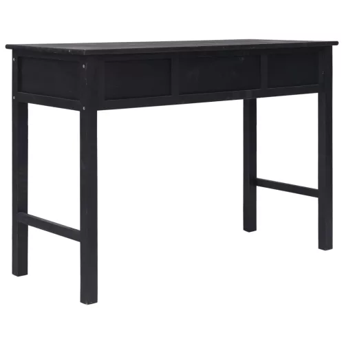 Fekete fa tálalóasztal 110 x 45 x 76 cm