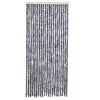 Ezüstszínű zsenília rovarfüggöny 90 x 220 cm