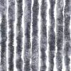 Ezüstszínű zsenília rovarfüggöny 90 x 220 cm