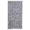 Ezüstszínű zsenília rovarfüggöny 100 x 220 cm
