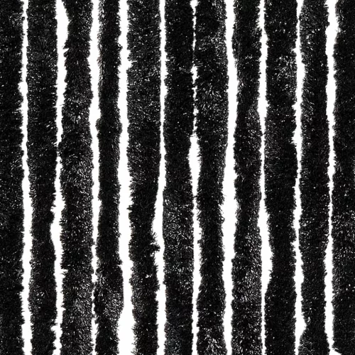 Antracitszürke zsenília rovarfüggöny 90 x 220 cm