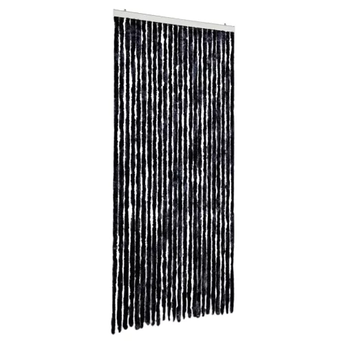 Antracitszürke zsenília rovarfüggöny 100 x 220 cm
