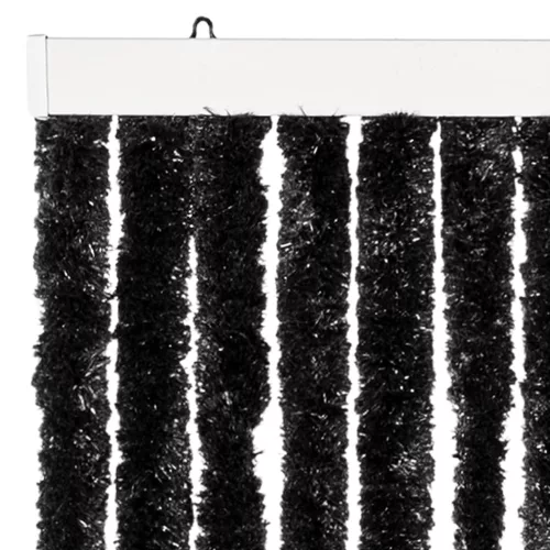 Antracitszürke zsenília rovarfüggöny 100 x 220 cm