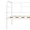 Fehér fém kanapéágy-keret 90 x 200 cm