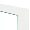 Kétrészes edzett üveg dohányzóasztal 90x30x20/110x30x40 cm