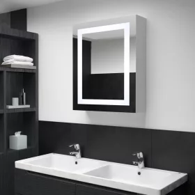   Tükrös fürdőszobaszekrény LED világítással 50 x 13 x 70 cm