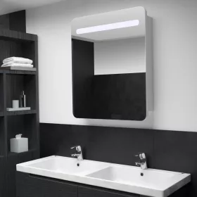   Tükrös fürdőszobaszekrény LED világítással 68 x 9 x 80 cm