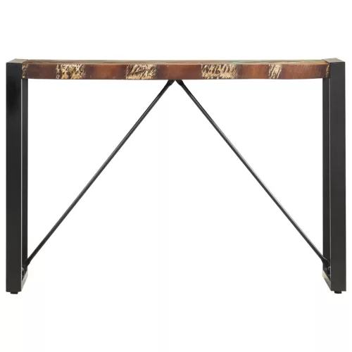 Tömör újrahasznosított fa tálalóasztal 110 x 35 x 76 cm