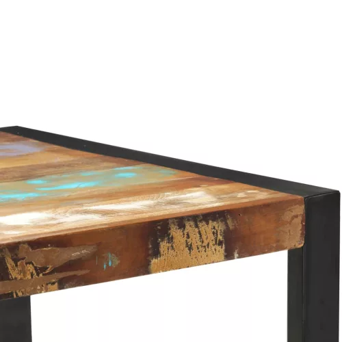 Tömör újrahasznosított fa tálalóasztal 110 x 35 x 76 cm