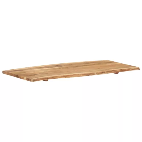 Tömör akácfa asztallap 118 x (50-60) x 2,5 cm