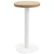 Világosbarna MDF bisztróasztal 40 cm