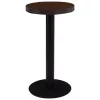 Sötétbarna MDF bisztróasztal 40 cm