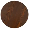 Sötétbarna MDF bisztróasztal 40 cm