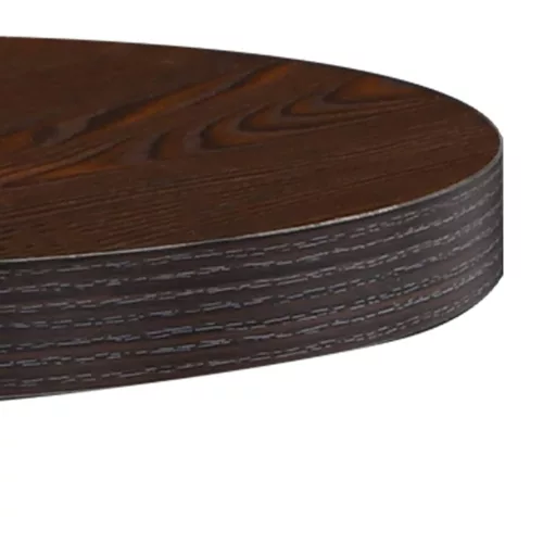 Sötétbarna MDF bisztróasztal 40 cm