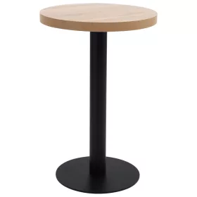 Világosbarna MDF bisztróasztal 50 cm