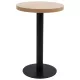 Világosbarna MDF bisztróasztal 50 cm