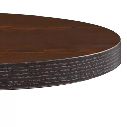 Sötétbarna MDF bisztróasztal 50 cm