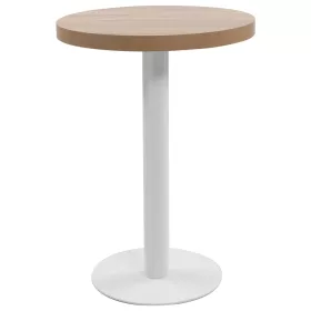 Világosbarna MDF bisztróasztal 60 cm