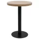 Világosbarna MDF bisztróasztal 60 cm