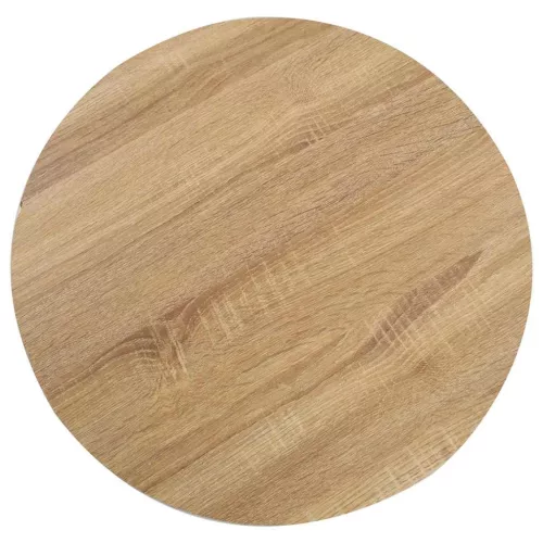 Világosbarna MDF bisztróasztal 60 cm