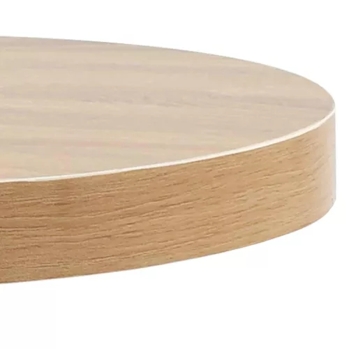 Világosbarna MDF bisztróasztal 60 cm