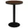 Sötétbarna MDF bisztróasztal 60 cm