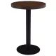 Sötétbarna MDF bisztróasztal 60 cm