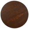 Sötétbarna MDF bisztróasztal 60 cm