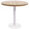 Világosbarna MDF bisztróasztal 80 cm