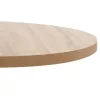Világosbarna MDF bisztróasztal 80 cm