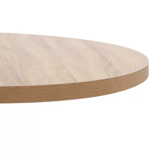 Világosbarna MDF bisztróasztal 80 cm