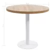 Világosbarna MDF bisztróasztal 80 cm